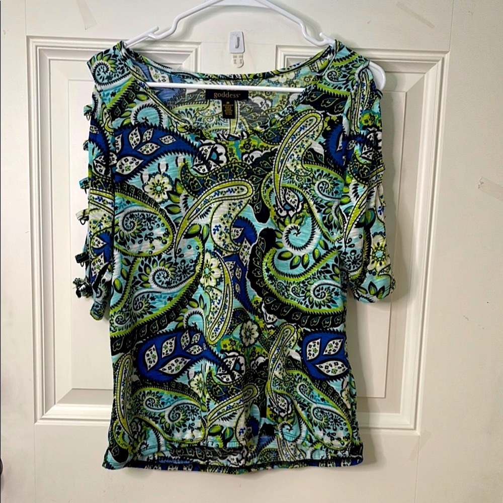EUC Women’s Goddess 3/4 Sleeve Blouse